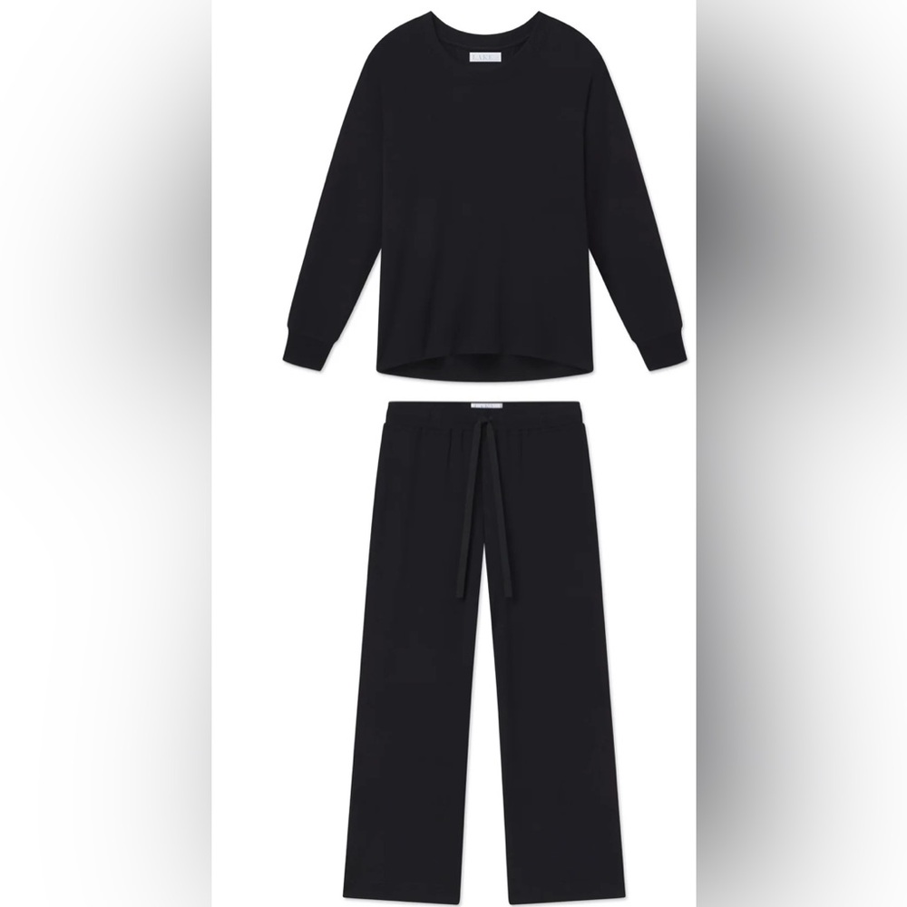 LAKE Relax Pants Set in Black